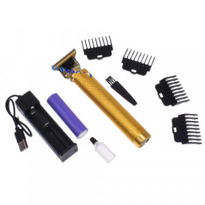 Aparat de tuns cu acumulator, CB-T01G, incarcare USB, 4 marimi 1.5/2/3/4mm - Img 3