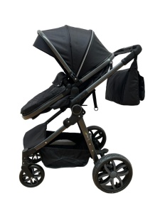 Carucior 2 in 1 Reversibil, Landou si Sport, T8 Negru - Img 3