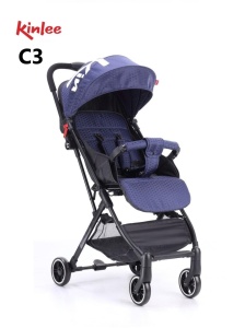 Carucior C3 Albastru, Tip Troller, Sport Compact si Pliabil, Carucior Kinlee, Sport Tip Troller
