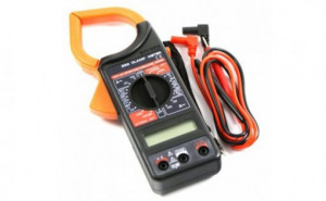Clamp Meter -Cleste cu Ampermetru digital masoara curentul fara contact cu firele electrice DT 266 - Img 1