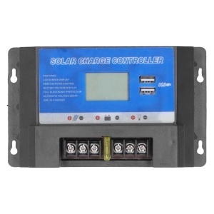 Controler de incarcare solara, 20A, afisaj LCD, interfata dubla USB