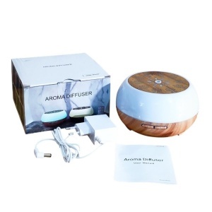 Difuzor de arome / Umidificator / Difuzor de uleiuri esențiale / Purificator de aer 400 ml - Lumini LED care își schimbă culoarea