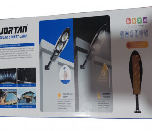 Lampa Stradala Proiector LED cu Incarcare Solara Jortan, 100W , 2 cadrane - Img 6