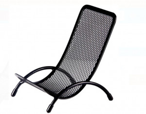 Mini Scaun Suport Birou, Negru 16x9x9 cm