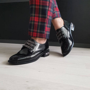 Pantofi casual B-165 BLACK R1/10/3 - Img 3