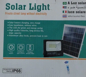 Proiector cu Panou solar, Solar Light , 200 W, Telecomanda Inclusa - Img 7
