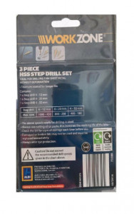 Set 3 Burghie in Trepte pentru Metal, Dimensiune 4-32mm - Img 7