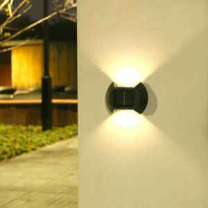 Set 4 lampi solare exterioare pentru perete, iluminare sus-jos - Img 3