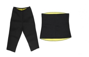 Set Format din Centura si Pantaloni Pentru Slabit din Neopren - Img 1