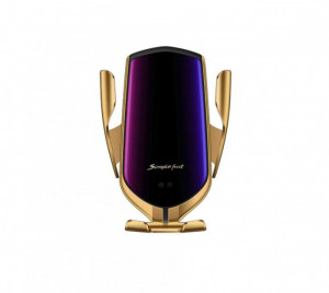 Suport auto pentru telefoane cu incarcator wireless si senzor inteligent Smart Sensor R1 - Img 3