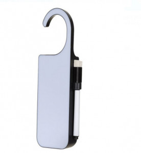 Agatatoare cu LED pentru usa DU NOT DISTURB, mesaje scrise, 7x3x21 cm - Img 2