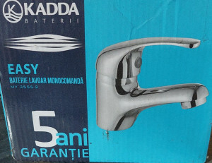 Baterie baie pentru lavoar, Easy Mono My 3555-2, montaj stativ, monocomanda, finisaj cromat - Img 3