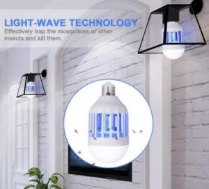 Bec LED ZAPP LIGHT antiinsecte cu lampa UV 60W - Img 4