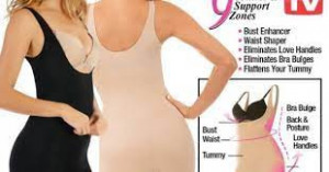 Body modelator instant pentru femei din nailon, nude S/M - Img 2