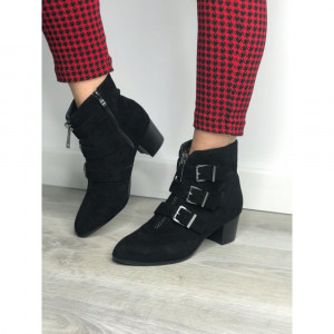 Botine cu toc BDG0218 BLACK R2/4/1 - Img 2