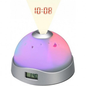 Ceas Desteptator cu Proiectie Ora si Stelute Colorate - Img 2