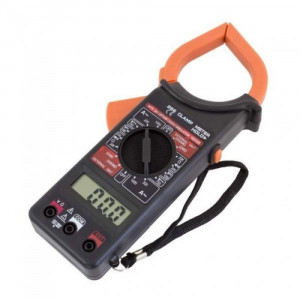 Clamp Meter -Cleste cu Ampermetru digital masoara curentul fara contact cu firele electrice DT 266 - Img 2