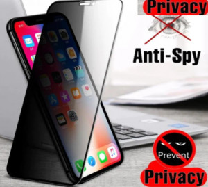 Folie Protectie din Sticla PRIVACY iPhone XR Black - Img 2