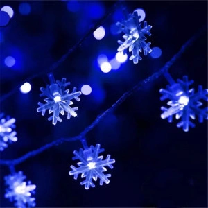 Instalatie solara LED Fulg Nea, 50 Leduri, 7 m, 7 moduri de iluminare - Img 6