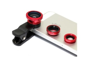 Kit lentile 3 in 1 Fisheye Wide/Angle/ Macro Compatibil cu telefon si tableta - Img 6