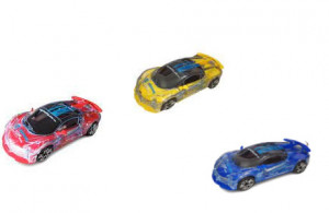 Masinuta interactiva, Buggati, cu melodii si lumini, 16cm, functia bump&go, +3 ani - Img 1