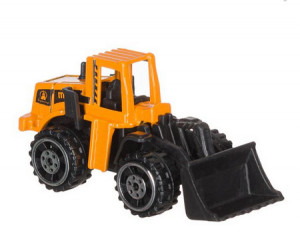 Mini Excavator Metalic, Cupa in Sus , Galben 6x2x3 cm - Img 1