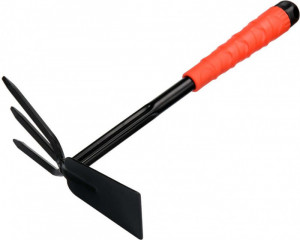 Mini Sapaliga Multifunctionala cu Grebla, 3 dinti, pentru Gradinarit - Img 1