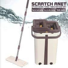 Mop profesional Scraatch Anet cu doua cuve de spălare și uscare - Img 2