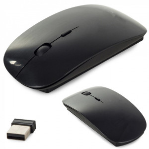 Mouse optic fără fir Negru 800/1200/1600 dpi - Img 2