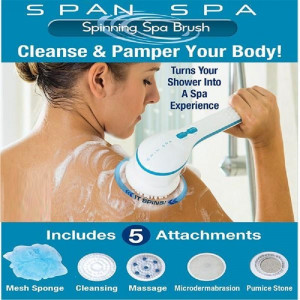 Perie Pentru Dus Span Spa cu 5 Accesorii - Img 1