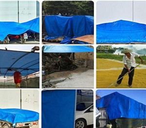 Prelată Impermeabila de Protectie 3 x 4 m, Albastra - Img 1