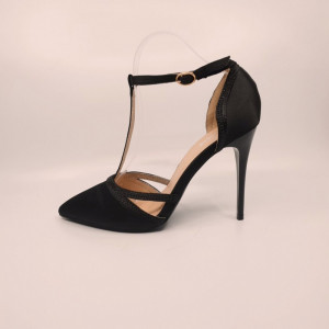 Sandale cu Toc K-66 Black R1/4/1 - Img 2