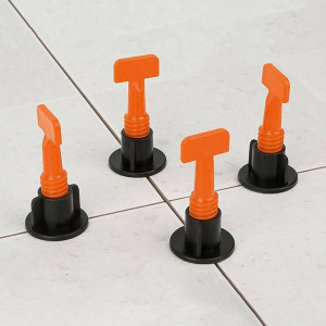 SET 50 de tije refolosibile, Sistem nivelare gresie , rost 1,5 mm - Img 2