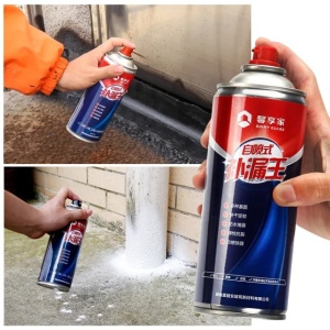 Spray adeziv hidroizolant, intarire rapida, Alb - Img 2