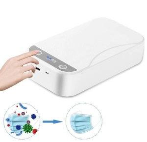 Sterilizator UVC 3 in 1 pentru obiecte mici, smartphone, functie aromaterapie, mufa USB