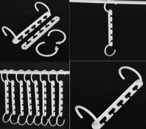 Suport organizator pentru umerase Triples Closet Space, 10 bucati - Img 4