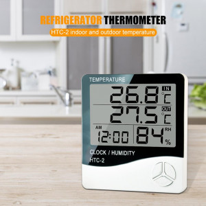 Termometru si higrometru de camera HTC-2 pentru afisarea temperaturii - Img 4