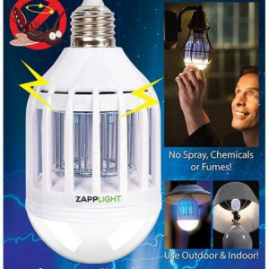Bec LED ZAPP LIGHT antiinsecte cu lampa UV 60W