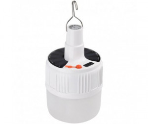 Bec portabil LED SL-42, incarcare solara si electric, indicator acumulator, 5 trepte de iluminare, lumina rece - Img 2