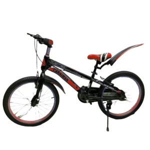 Bicicleta CARAIMAN 20J, Rosu, Cadru otel, varsta 6-10 ani, frana si cric