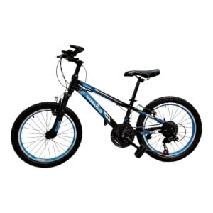 Bicicleta CARAIMAN 20MLV, albastru, Pentru Copii 6-12 Ani , Roti 20 inch