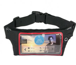 Borseta sport de sold, carcasa pentru telefon, 23 x 12 cm, Negru - Img 3