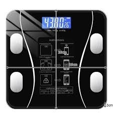 Cantar corporal cu ecran digital Iluminat, aplicatie smart, compatibil android/Ios, conectare bluetooth, termometru, 180 Kg Max - Img 2