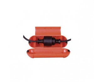 Carcasa de plastic portocalie pentru protectie priza, 21 x 8 cm, protectie IP44 - Img 3