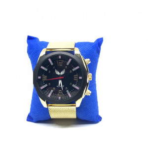 Ceas Swiss Black/Gold