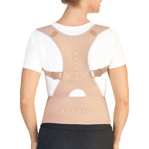 Centura corectoare cu magneti pentru spate ROYAL POSTURE, unisex, marime XL, bej - Img 2