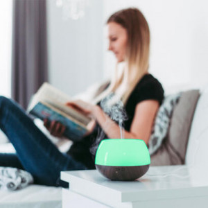 Difuzor de arome / Umidificator / Difuzor de uleiuri esențiale / Purificator de aer 400 ml - Lumini LED care își schimbă culoarea  - Img 4
