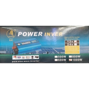 Invertor Auto 24V- to 220V~/50Hz, putere 1000W sinusioda pura - Img 5