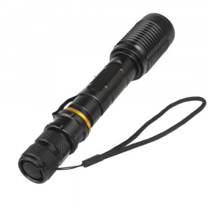 Lanterna Tactica Reincarcabila, 200 Lumeni, Negru , Zoomable XML T6 LED-uri - Img 5