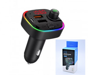Modulator auto bluetooth si port dublu usb C13